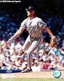 Bobby Thigpen Chicago White Sox - Pitching Action - Autographed 8x10 Photograph with 57 saves 1990 Inscription