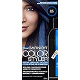 Garnier Color Styler Intense Wash-Out Haircolor-It is an ultra-easy application for any style. Clay-based pigmented formula creates a thin color-coat on the surface of the hair fiber without damaging it