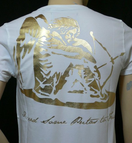De Puta Madre 69 Men T-Shirt Schütze foil weiss Gr.M
