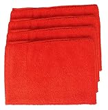 ManeKo Red Microfiber Drying & Car Cleaning Vehicle Washing Cloth - Pack of 4 RS.295.00 (49.00% Off) - Amazon
