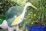 EGRET BIRD - RUSTIC YELLOW COASTAL 14 - GARDEN/HOME DECOR