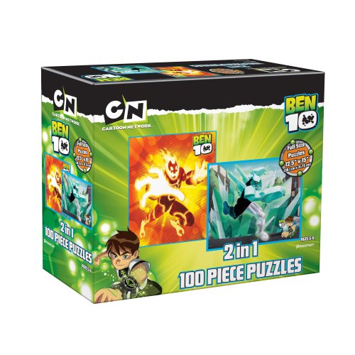 Childrens Toyshop  Toys : Ben 10 Double Puzzle (100 pieces)