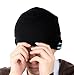DOB Wireless Bluetooth Hat Headphones Built-in Stereo Speakers, Black