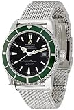 Breitling Aeromarine Superocean Heritage Green Bezel Automatic Mens Watch A1732136 BA61SS 51m 5fd6%2BgL. SL160 Breitling Aeromarine Superocean Heritage Green Bezel Automatic Mens Watch A1732136 BA61SS