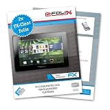 atFoliX FX-Clear Displayschutzfolie für Blackberry Playbook (2-er Pack) - Displayschutz kristallklar! Höchste Qualität - Made in Germany!