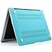 iXCC MacBook Air 13-inch Case, Smooth Finish Soft-Touch Plastic Hard Shell Case [2 in 1] with Keyboard Cover [ Models: A1466 / A1369 ] - Turquoise