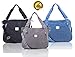 Crossbody Bags for Women Large Tote Nylon Lightweight Travel Purse Multi Pocket Shoulder Bag Handbags Blue