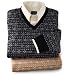 Signature Merino Wool Fair Isle V-Neck Sweater