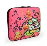 Shipping Free--Kingsons 10'' and 11.1'' Fashion Neoprene Pink Laptop Sleeve Bag KS6065V