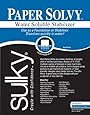Sulky Paper Solvy Water Soluble Fabric Stabilizer, 8-1/2 by 11-Inch, 12 Per Package