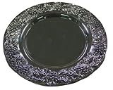 Silver Plated Grape Design Kiddush Cup and Coaster