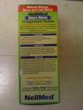 NeilMed's Sinus Rinse Pre-Mixed Hypertonic Packets, 70-Count Boxes (Pack of 2)