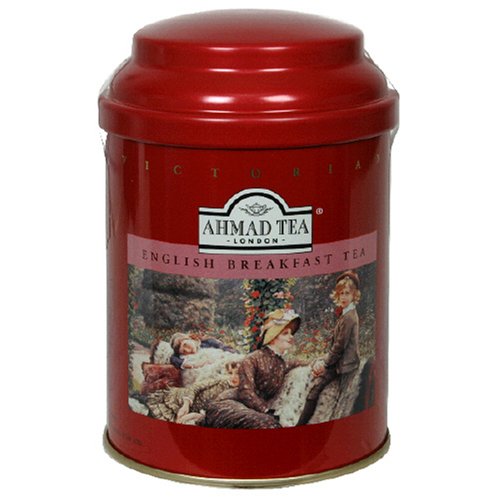 Ahmad Victorian Caddies, English Breakfast, Tea Bags, 24-Count Box (Pack of 4) by Ahmad