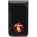 NCAA USC Trojans Black Leather Team Logo iPhone Case