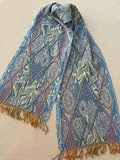 JAMAWAR IN CRUSHED WEAVE -TEAL, DUSTY ROSE, WHEAT AND CHARCOAL GREY