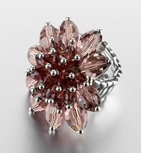 Glittering Flower Ring