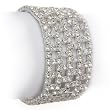 9-Row Open Square Fancy Party Stretch Bracelet