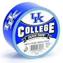Duck Brand 240079 University of Kentucky College Logo Duct Tape, 1.88-Inch by 10 Yards, Single Roll