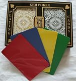 2 Free Cut Cards + KEM Arrow Black Gold Playing Cards Poker Size Jumbo Index