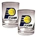 Indiana Pacers NBA 2pc Rocks Glass Set - Primary Logo by Great American Products