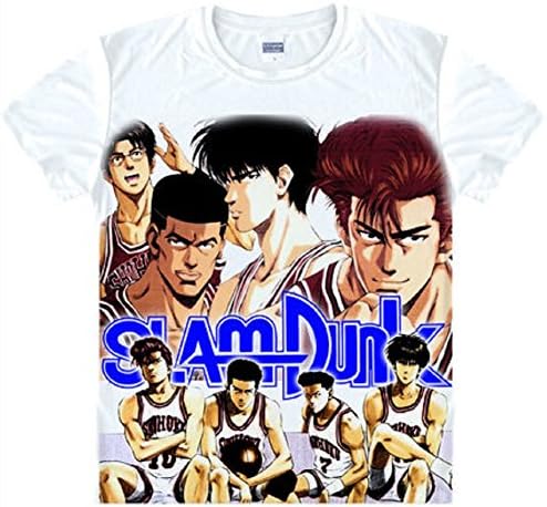 Slam Dunk Hanamichi Sakuragi Short-sleeve T-shirt Cosplay Costume