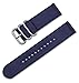 deBeer 20mm Military Ballistic Nylon 2-Piece Watch Band/Watch Strap - Navy Blue