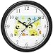 Flower and Bee Collage 2 - JP - Wall Clock by WatchBuddy Timepieces (Hunter Green Frame)