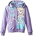 Disney Girls' Frozen Elsa Let It Go Reversible Zip Up Hoodie