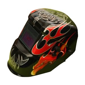 Solar Auto Darkening Darken Welding Helmet Hood Mask with Flaming Eagle