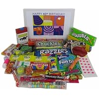 40th Birthday Gift Box Retro Candy -Jr.