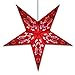 Star Light Peacock Star Lantern in Red