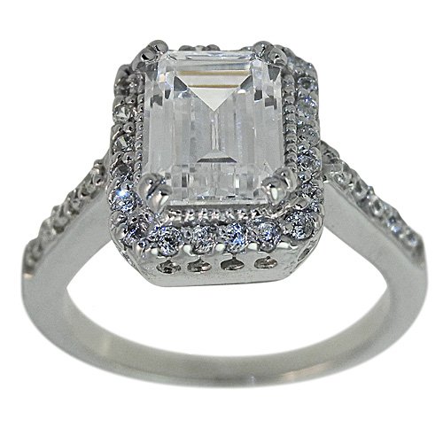 Antique Diamond Engagement Ring With GIA CERTIFIED H VS1 1.50ct Emerald Cut
