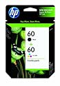 Original HP 60 Ink Cartridges Combo-Pack (Black & Tri Color) in Retail Packaging