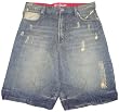 Men's Bklyn Xpress Shorts Blue Denim Size 38