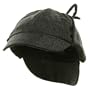 Sherlock Holmes Cap - Black Grey W39S23D