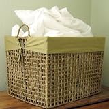 seagrass baskets with liner (set of 3)