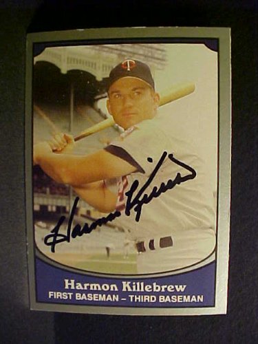 Harmon Killebrew Minnesota Twins #35 1990 Baseball Legends Signed Baseball Card