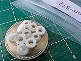 放熱板とトランジスタの間の絶縁粒　ねじ直径φ2.5mm　トランジスタ穴　直径φ3mm　外円φ6mm　円柱高さ　2.5mm＜con-872＞