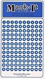 Numbered Blue Map Sticker Dots 1 - 240