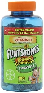 Flintstones Sour Gummies, 180 Count