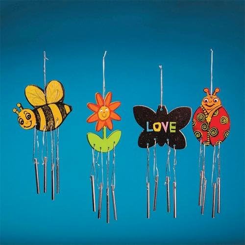 Wood Wind Chimes Craft Kit (makes 12)