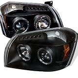 05-07 Dodge Magnum LED Projector Head Lights - JDM Black by Dodge
