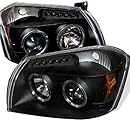 Spyder Auto Dodge Magnum Black Halogen LED Projector Headlight