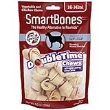 SmartBones DoubleTime Bones Chicken Dog Chew, Mini,  16-count