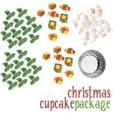 Christmas Cakes Cupcakes - Holiday Do-It-yourself Cupcakes #3 - 65 Pieces Ttoal