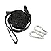 Hammock Tree Straps, Rusee Tree Swings Hammock Accessories Suspension Hanging Strap Kit Heavy Duty Hook, Safer Lock Snap Carabiner Hook + Carry Pouch for Outdoor Camping, Hiking, Travel, Backpacking