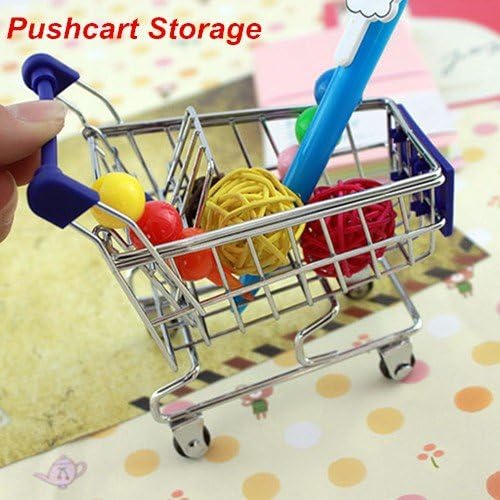 2 Pcs/lot Mini Storage New Handcart Storage Holder Practical Pushcart Organizer Desk Accessories