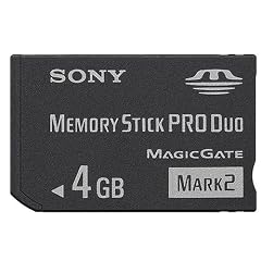 Sony - Memory Stick ProDuo 4GB