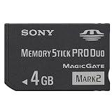 4Gb Memory Stick Pro Duo Mark 2by Sony