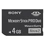 4Gb Memory Stick Pro Duo Mark 2